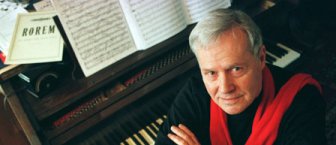 Composer and author, Ned Rorem.